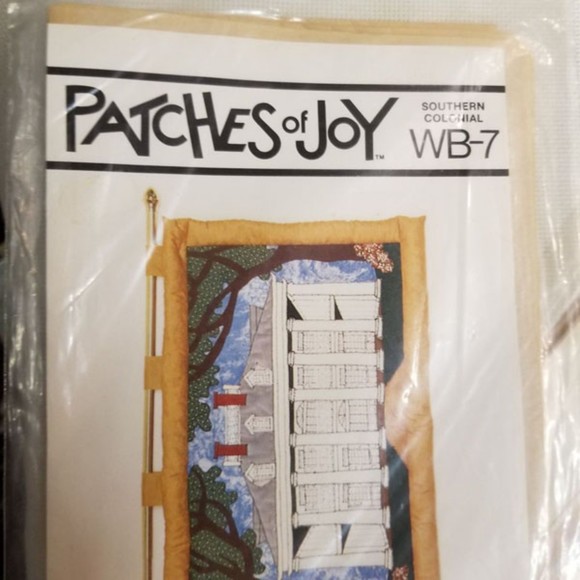 1981 Patches of Joy lot of 3 patterns old houses Pat013 - Picture 4 of 8